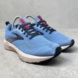 Brooks Revel 6 Running Shoes Womens 7.5 Blue Pink Neutral Sneakers 1203861B474
